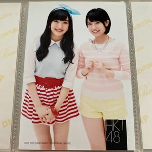 HKT48 12秒 店舗特典 新星堂 wondergoo 生写真 朝長美桜 田島芽瑠 AKB48