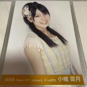 AKB48 小嶋菜月 月別 2011 1月 January theater 生写真