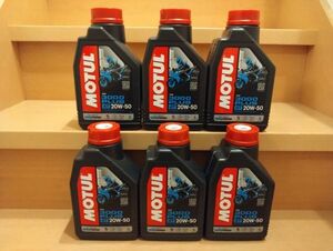 MOTUL モチュール 3000 PLUS 4T MA2 20W50 1L 6缶 6本 プラス 正規品