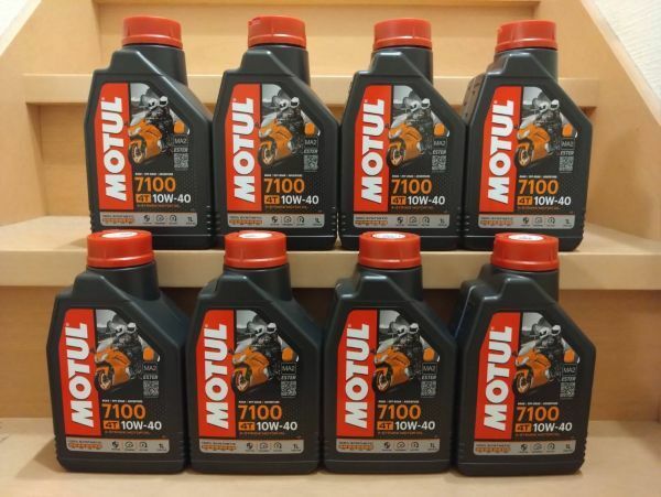 モチュール MOTUL 7100 4T MA2 10W40 1L 8缶 8本 正規品