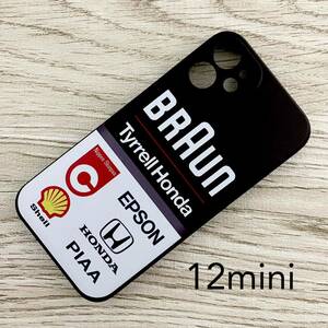  Brown tireru Honda iPhone 12 mini кейс F1 Tyrrell 020 Nakajima Satoru стерео fano* modena смартфон 