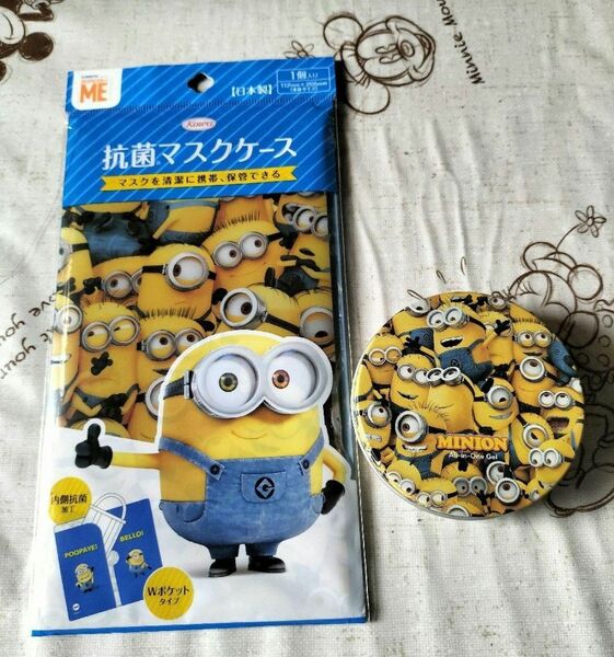 ミニオン ミニオン 抗菌マスクケース 缶ケース 空き缶 空き容器 Minions