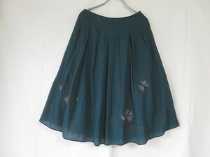 シビラ　sybilla　透け感刺繍スカート　Mサイズ
