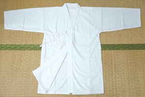 a013○未使用◆ジャージ道着◆白◆3.5号◆175cm◆国内メーカーB品◆在庫処分品◆訳あり品◆剣道