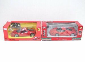 jy09■送料無料◆未使用品◆RCカー◆フェラーリ◆458 イタリア＋エンツォ◆2点セット◆箱傷み有り◆長期保管品◆RASTAR◆MJX◆ラジコンカー