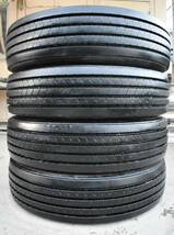 送料無料 225/90R17.5 YOKOHAMA SUPER STEEL RY237 2022 年製 残り溝 9mm以上_画像1