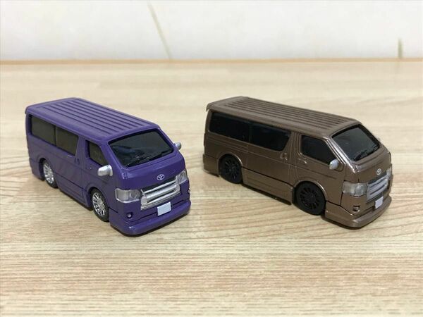 送料無料　1/80 トヨタ　ハイエース　スーパーGL 200系　カスタムミニカーセット　TOYOTA HIACE SUPER GL