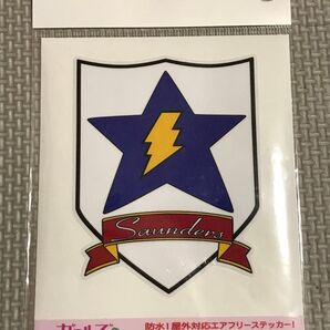 送料無料 ガールズ&パンツァー サンダース大学付属高校 給油口ステッカー GIRLS and PANZER 痛車