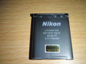 N004-01-01 Nikon製純正 バッテリー　EN-EL10