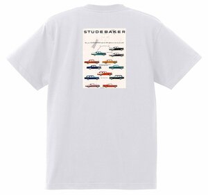 アドバタイジング スチュードベイカー 2340 白 Ｔシャツ 1958 1957 ホーク コマンダー チャンピオン スコットマン