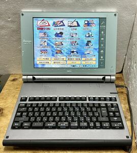 NEC ワープロ 文豪 JX-750 カラー ジャンク Bungo 中古