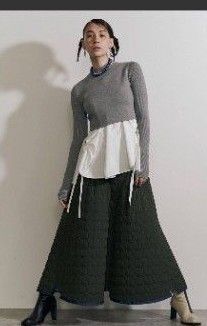 アンスリード サークルキルティングボリュームスカート