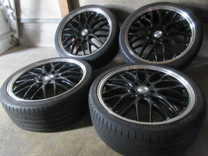 632 MULTIFORCHETTA (BP/MESH) (19x7,5+48 5H/114,3) バリ溝(DUNLOP LEMANS V/2020) 225/35R19 VOXY ヴォクシー ステップ セレナ アクセラ 