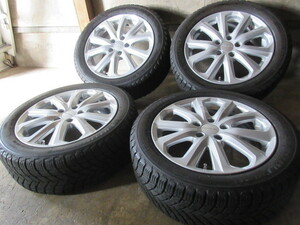 冬用set!! ホンダ ステップ WG ストリーム 他にも Modulo 純正 (17x6,5+50 5H/114,3) バリ溝(MICHELIN X-ICE SNOW/2020) 205/55R17 売切り 