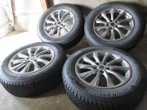 冬用/ブリヂストン製set!! BALMINUM (GM) (17x7+45 5H//14,3) バリ溝(DM-V3) 225/65R17 RAV4 ハリアー エクストレイル CX-5 CX-7 CR-V 他も