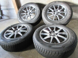 冬用set!! SPORT ABELIA (GM) (16x6,5+38 5H/114,3) バリ溝(YOKOHAMA iG60/2021) 205/65R16 ヤリスクロス エスティマ クラウン オデッセイ 