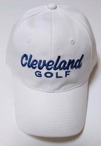 Cleveland GOLF　クリーブランドゴルフ キャップ　コットン100% ホワイト　新品未使用品　送料無料