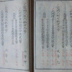 近江彦根藩領出流原村古文書地租関係●明治１３年 地租改正宅地地価帳 ４４丁 下野国安蘇郡 現在の栃木県佐野市 240206 144の画像6