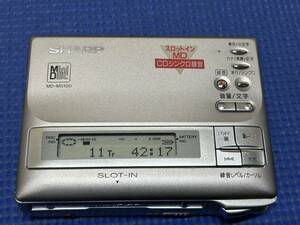 1円スタート　名機　SHARP Mini Discレコーダー　ＭＤ-MS100 完動美品！