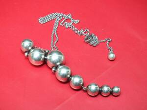 〇GEORG JENSEN ムーンライトグレープ ネックレス SV925 シルバーUsed