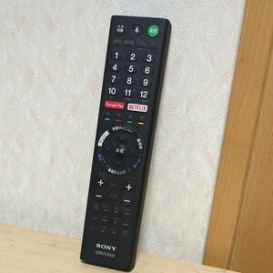  SONY テレビリモコン RMF-TX200J　動作確認済み 音声検索機能付リモコン