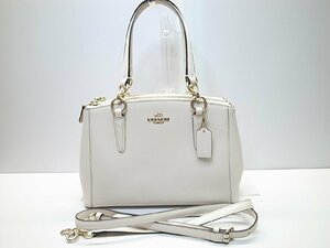 美品☆【COACH】コーチ 2way レザー ショルダー ハンド バッグ F36704 レディース