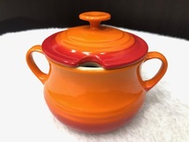 『★LE CREUSET ル・クルーゼ 未使用品 シュガーポット ポット 茶器 洋食器 食器 器 カップ 耐熱容器』 _画像2