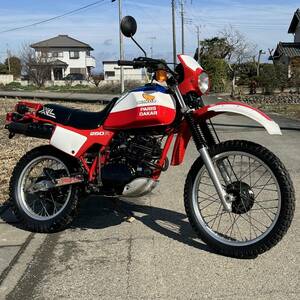 ホンダ XL250Rパリダカ MD03 実動 書類付 現状車 希少 低走行9156㌔(検 KLX KDX KLX DT XT TLR TLM TL KMX セロー Dトラッカー オフロード 