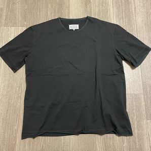 HA819 Maison Margiela メゾンマルジェラ オーバーサイズ カットオフ 半袖Tシャツ sizeM black S50GC0668 S23883の画像4