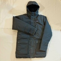 希少 patagonia 未使用 ダウン ジャケット パタゴニア キャンバス 灰色 S メンズ M グレー オーガニック 新品 メープル ダウン パーカ 新品_画像3