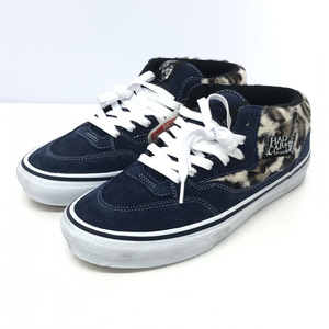 【中古】Supreme VANS 23AW HALF CAB　レオパードスニーカー　26cm 508357 シュプリーム ヴァンズ[240066136321]