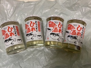 ●山口・下関酒造＊とらふくのひれ酒 トラフグの鰭入り●4本