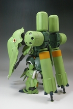 HGUC HG 1/144 NZ-666 クシャトリヤ・リペアード　塗装済完成品　3連グレネード・発光機能付き _画像2