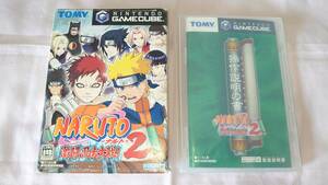 GC ゲームキューブ　NARUTO2 激闘忍者大戦　★初期動作確認　◇説明書有　◇送料￥230.-・土日も迅速発送！　◎売切！