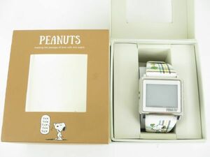 EPSON エプソン Smart Canvas スマートキャンバス　デジタル腕時計　PEANUTS ピーナッツ 65周年限定モデル　スヌーピー　お洒落な　H21