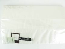 Christian Dior クリスチャンディオール　ワイシャツ生地 仕立て生地　綿 コットン100％ 日本製　お洒落な ホワイト ストライプ 2枚セット_画像3