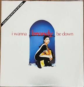 Brandy - I Wanna Be Down / UKオリジナル レコード, Baby, Brokenhearted, Monica, Human Rhythm Hip Hop Remix, R&B / Atlantic A 7217 T