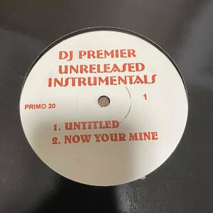 DJ Premier - Unreleased Instrumentals / レコード, DJプレミア, Pete Rock, Large Professor, Hip Hop, Gang Starr, PRIMO 20