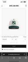 ★Aime Leon dore New Era 9Twenty Cap NewYork Yankees Big Logo Ballpark エメ レオン ドレ ニューヨーク ヤンキース 帽子 キャップ _画像2