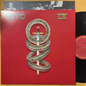 02H 美盤 トト TOTO / 聖なる剣 IV 20AP2280 CBS Sony LP レコード アナログ盤