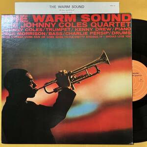 ジョニー・コールズ The Johnny Coles Quartet / ザ・ウォーム・サウンド The Warm Sound ECPZ-10 LP レコード アナログ盤