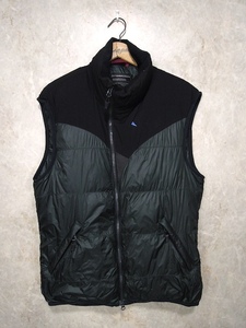 KLATTERMUSEN BORE VEST* men's XS size ( absolute size M degree )/ green gray / black /bore/ down vest /kretarum-sen