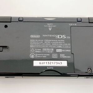 任天堂 Nintendo ニンテンドーDS Lite タッチペン カラー ジェットブラック 本体 ソフト付き 作動確認済み 液晶不具合あり ジャンク品の画像8