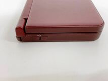 ニンテンドーDSi LL本体（UTL-001/ワインレッド） ポケットモンスター ホワイト 作動未確認 ジャンク品_画像9