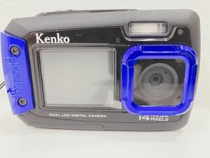 Kenko Kenko DUAL LCD DIGITAL CAMERA DSC1480DW водонепроницаемый двойной монитор compact цифровая камера принадлежности имеется рабочее состояние не подтверждено утиль 