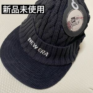 新品未使用 NEWERA メンズニットキャップ