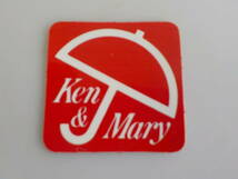 旧車 KEN＆MARY　ケンメリ スカイライン ステッカー 昭和 レトロ ステッカー_画像1