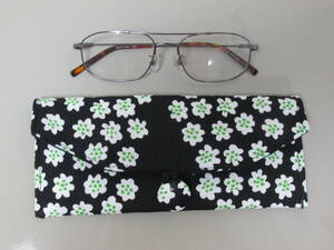  Marimekko hand made pretty glasses case pketi black 2