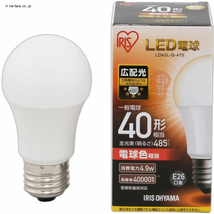 G14★アイリスオーヤマ LED電球 E26 電球色 LDA5L-G-4T5 12個★未開封_画像1