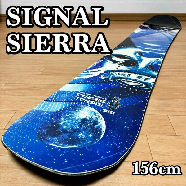 貴重 SIGNAL SIERRA 156cm スノーボード ボード板 by JOHN JACKSON キャンバー 15-16モデル
